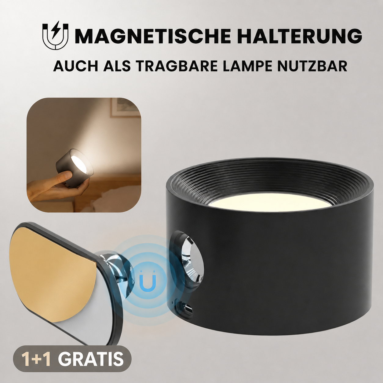 ENDURA™ Wandlampe | Anbringen und fertig! (1+1 GRATIS)