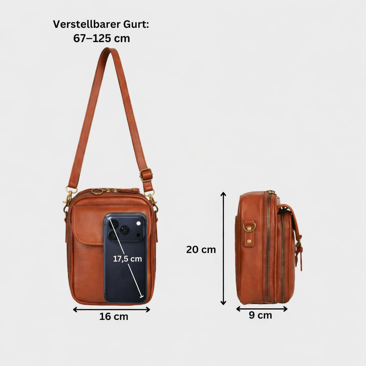Lioren | Die geräumigste Crossbody-Tasche