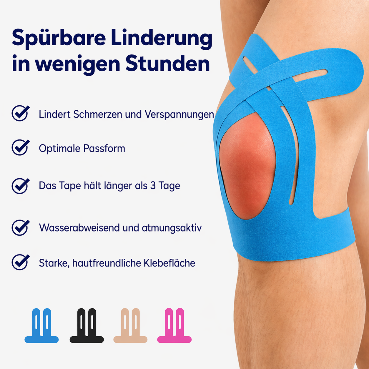 FLEXTAPE™ – Kinesiotape für dein Knie