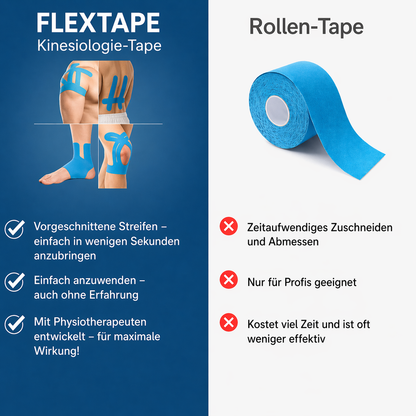 FLEXTAPE™ – Kinesiotape für dein Knie