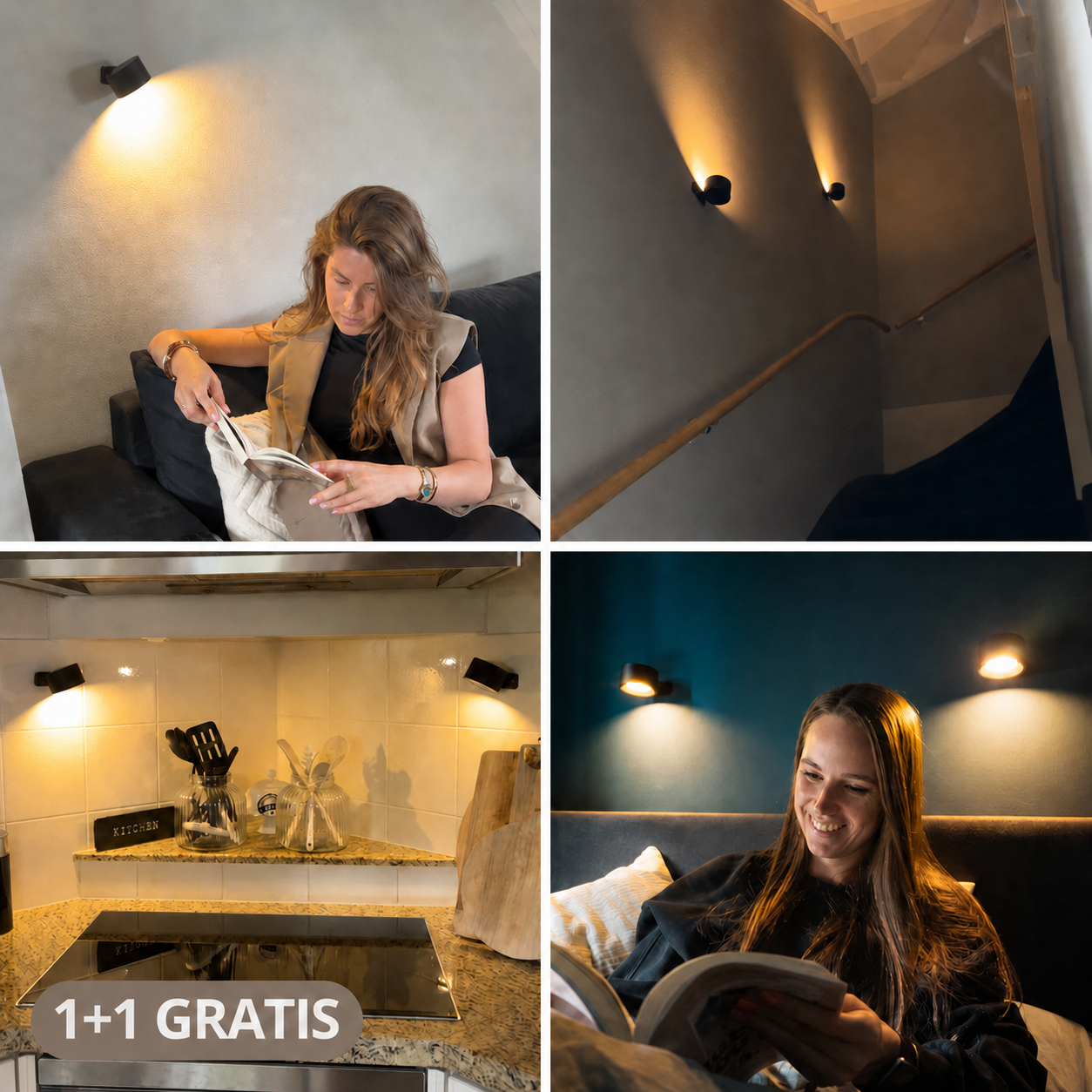 ENDURA™ Wandlampe | Anbringen und fertig! (1+1 GRATIS)
